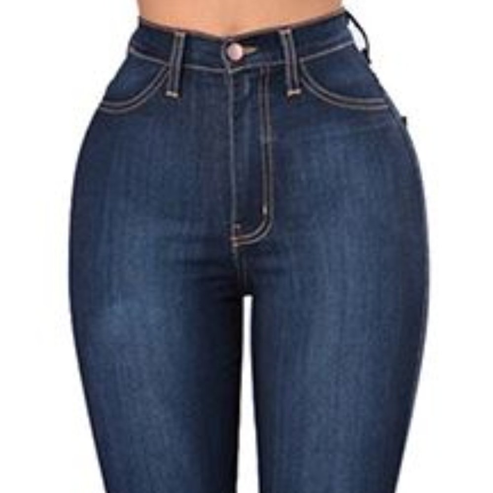 Slim Fitting Jeans - Faded Styling